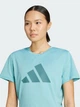Спортивная футболка для бега женская Adidas Run It Tee Performance JM5758 XS Мятная (4068808033381) - изображение 4