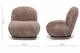 Крісло, поворотне 360° Tiny, Cream Truffle Charm - изображение 7