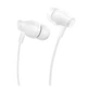 Наушники проводные Borofone BM61 вакуумные с микрофоном White - изображение 1
