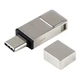 USB флеш-накопичувач Borofone BUD6 64GB Elegance mini USB3.0+Type-C Колір Чорний - изображение 1