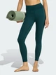 Спортивные леггинсы для фитнеса высокие женские Adidas All Me Essentials JW7657 S Зеленые (4068809903942) - изображение 1