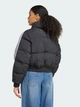 Пуховик зимний короткий женский Adidas Originals Adicolor JX2970 XXS Черный/Белый (4068808511704) - изображение 2