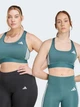 Спортивный топ для фитнеса женский Adidas Powerreact Training JY2117 S-CD Бирюзовый (4068809935868) - изображение 4