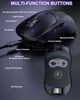 Мышь беспроводная игровая AULA SC580 PAW3325, 12000 DPI 2,4G+Bluetooth Black - изображение 5