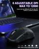 Мышь беспроводная игровая AULA SC580 PAW3325, 12000 DPI 2,4G+Bluetooth Black - изображение 13