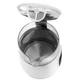 Електрочайник Adler AD 1305 white silver 1,7 л (пластик/скло, дисплей, регулятор температури) - зображення 6