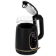 Электрочайник Adler AD 1305 black gold 1,7 л (пластик/стекло, дисплей, регулятор температуры) - изображение 3