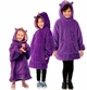 Дитяча толстовка-іграшка Huggle Pets Ultra Plus Hoodie One Size Фіолетовий - зображення 7