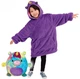 Дитяча толстовка-іграшка Huggle Pets Ultra Plus Hoodie One Size Фіолетовий - зображення 4