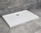Піддон для душової кабіни RADAWAY Doros 110x80x5см прямокутний акрил без сифону білий SDRD1180-01 - зображення 2