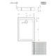 Піддон для душової кабіни RADAWAY DorosCompact 100x80x12см прямокутний акрил без сифону білий SDRFP1080-05 - зображення 3