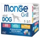 Влажный корм для собак Monge Dog Wet GRILL MIX треска /индейка с курицей/ говядина 1200 г - изображение 1