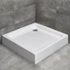 Піддон для душової кабіни RADAWAY SirosCompact 90x90x17см квадратний акрил без сифону білий SBC9917-2 - зображення 2