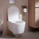 Унитаз подвесной безободковый белый HANSGROHE EluPura с сиденьем с микролифтом 60292450 - изображение 3