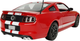 Auto zdalnie sterowane Rastar Ford Shelby 1:14 Czerwone (6013) (5904204751780) - obraz 6
