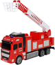 Wóz strażacki zdalnie sterowany Lean Toys Czerwony (7222) (5904665996546) - obraz 3