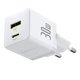 Сетевое зарядное устройство 30W с кабелем Type-C-Type-C Baseus Palm USB/Type-C белый P1011160A213-01 - изображение 2