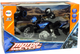 Motocykl zdalnie sterowany Lean Toys Sportowy 2.4G 1:10 czarno-niebieski (10232) (5904665991046) - obraz 1