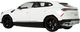 Auto zdalnie sterowane Lean Toys Lamborghini Urus ze światłami 1:24 2.4G Białe (9733) (5904204756693) - obraz 4