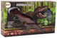 Dinozaur zdalnie sterowany Lean Toys Tyranozaur Rex ze dźwiękiem brązowy (12439) (5905214970260) - obraz 1