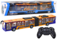 Autobus zdalnie sterowany Lean Toys Pomarańczowy (15209) (5905515355940) - obraz 2