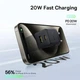 Мережевий зарядний пристрій 20W з кабелем Type-C-Type-C Baseus Palm Fast Charger Type-C/USB чорний (P10111608113-01) - зображення 2