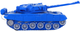 Czołg zdalnie sterowany Lean Toys 1:18 27 MHz Niebieski (17277) (5905991001003) - obraz 5