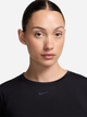 Спортивна футболка жіноча Nike W Nk One Classic Twst Ss HJ1054-010 S Чорна (197602849059) - зображення 3