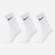 Набор мужских носков высоких хлопковых Nike U Nk V Cush Crew 3P Value 108 SX4508-101 L 3 пары Белый (685068095436) - изображение 1