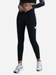 Спортивні легінси для бігу жіночі Nike W Nk Fast Df Mr 7/8 Tgt Sw HV8555-010 M Чорні (197860469204) - зображення 1
