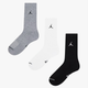 Zestaw skarpet męskich 3 pary Nike U J Ed Cush Poly Crew 3Pr 144 DX9632-914 M Wielokolorowy - obraz 1