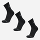 Zestaw skarpet męskich 3 pary Nike U J Ed Cush Poly Crew 3Pr 144 DX9632-010 XL Czarny - obraz 3