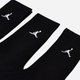 Zestaw skarpet męskich 3 pary Nike U J Ed Cush Poly Crew 3Pr 144 DX9632-010 XL Czarny - obraz 5