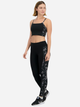 Спортивні легінси для фітнесу високі жіночі Nike W Nk One Df Hr 7/8 Tight Aop HJ1103-010 L Чорні (197602877205) - зображення 4