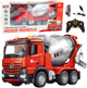 Betoniarka budowlana zdalnie sterowana Lean Toys 2.4G 9CH Czerwona (22704) (5905991050537) - obraz 2