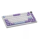 Клавіатура AJAZZ AK820 Purple 75% USB Sea Salt Switch Purple with white - зображення 4