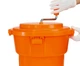 Сушка для зелени ручная с тормозом оранжевая 9,5 л One Chef NK-105052 - изображение 4