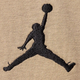 Футболка бавовняна довга чоловіча Nike M J Jumpman Emb SS Crew DC7485-257 S Бежева (197602843132) - зображення 5