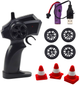 Auto zdalnie sterowane Lean Toys Police 4WD Czarne (22689) (5905991050384) - obraz 5