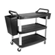 Тележка сервировочная 102×50×96 см черная One Chef NK-410006 - изображение 4