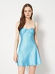 Платье женское Zara 4432/352 XS Синее (04432352920013) - изображение 1