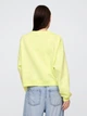 Свитшот на флисе женский GAP 540743314 M Желтый (1159836019) - изображение 2