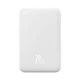 Портативная батарея Baseus Magnetic Mini Wireless 20W 20000mAh, безпроводная зарядка, павербанк белый (PPCX150002) - изображение 2