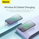 Портативная батарея Baseus Magnetic Mini Wireless 20W 20000mAh, безпроводная зарядка, павербанк белый (PPCX150002) - изображение 6