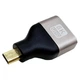Адаптер переходник Micro HDMI - HDMI (M/F) 8К Black/grey (48711) - изображение 1
