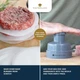 Пресс для бургеров Kitchen Craft Master Class 10х12,5см MCBPRESS - изображение 4