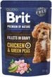 Упаковка вологого корму для собак Brit Premium Fillets in Gravy Multipack для собак малих порід 12 шт х 85 г (8595602572472) - зображення 3