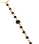 Цепочка бодичейн Fashion Jewerly на тело талию одежду женское украшение цепь золотистая с черными камушками бижутерия (SVS) - изображение 4