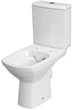 Унітаз-компакт CERSANIT Carina New CleanOn 559 011 3/5 з бачком і сидінням Soft Close дюропласт K31-050-EX1 - изображение 2