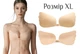 Силіконовий невидимий бюстгалтер Fly Bra Latch Рush Up Beigе Size XL - изображение 1